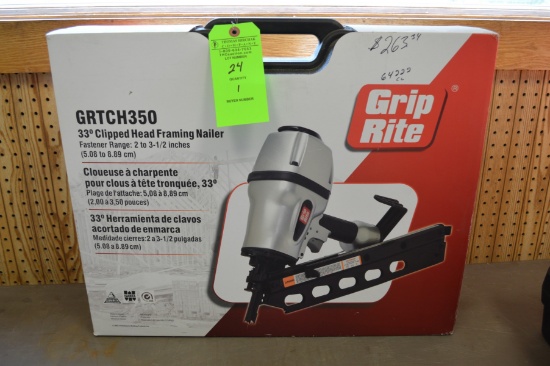 Grip Rite 33° Clipped Head Framing Nailer