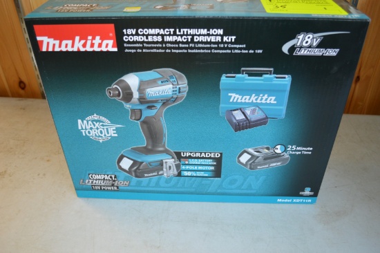 Makita 18v Li-Ion Impact Driver Kit