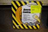 50' American Contractor 10 Ga. Lighted End Ext. Cord