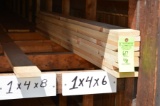 458 LF 1 x 4 Pine Lumber