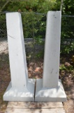 (2) Precast Concrete Footings