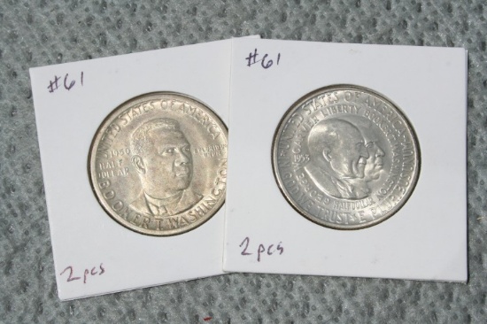 (2) Commemorative US 50¢
