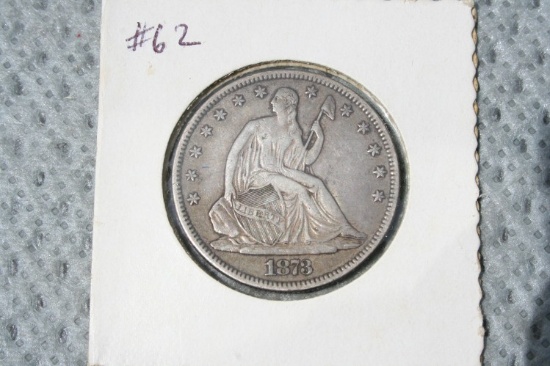 1873 US Liberty Seated 50¢