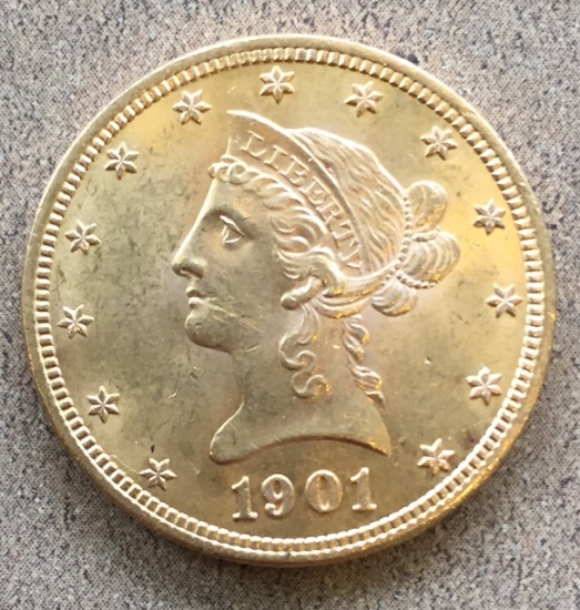 1901 US Gold $10