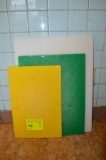 (3) Poly Cutting Boards