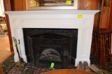 Fireplace Mantle incl.: Electric Insert & Accessories