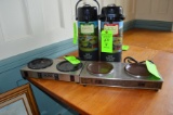 (2) 2-Burner Coffee Warmers w/ (2) Coffee Pumps