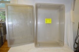(3) Cambro Poly Storage Container
