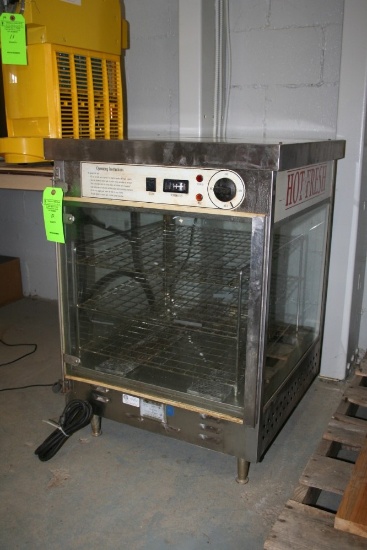 Douglas Machine Co. Stainless Steel Countertop Heated Merchandiser