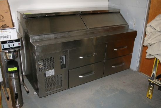 Randell Self Contained Refrigerated Prep Unit w/ (4) Drawers