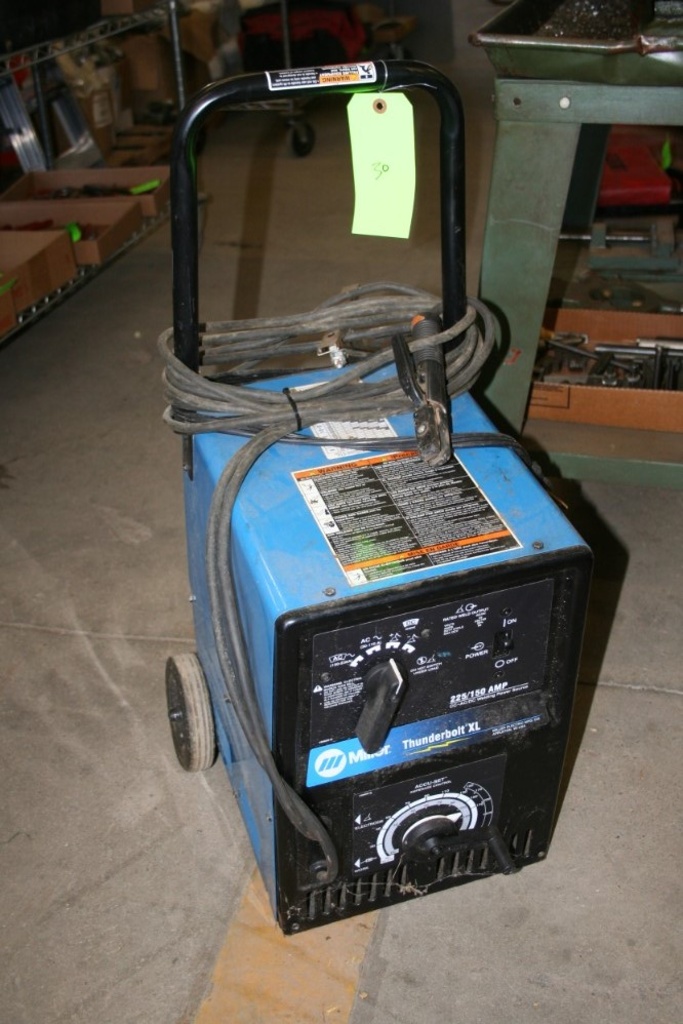 Lot: Miller Thunderbolt XL 225/150 Amp Stick Welder | Proxibid Auctions