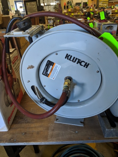 Klutch Retractable Air Hose Reel