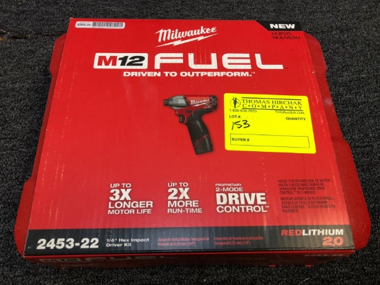 Milwaukee 1/4" Hex Impact Driver Kit