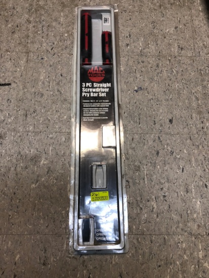 (2) Straight Screwdriver / Pry Bars