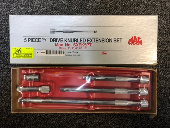 MAC 5pc. 3/8" Knurled Extension Set
