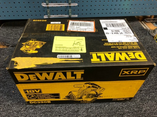 DeWalt 6.5" 18v Cordless Circular Saw