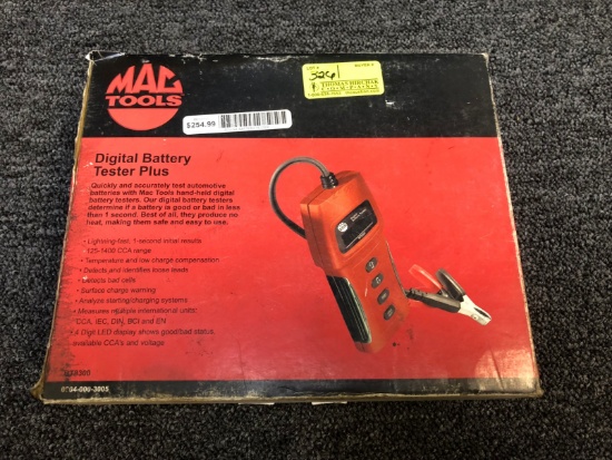 MAC Digital Battery Tester Plus