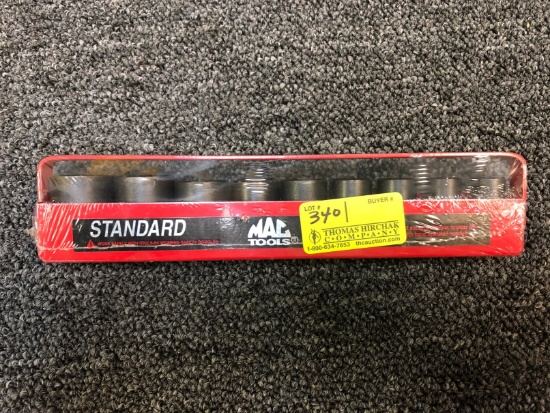 MAC 9pc. 1/2" SAE Impact Socket Set