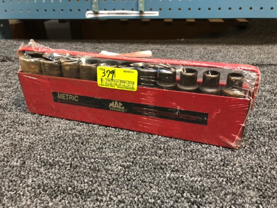 MAC 11-PC. 1/2" Drive Deep Metric Impact Socket Set