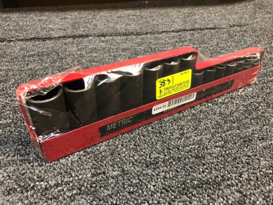MAC 14-PC. 3/8" Drive Deep Metric Impact Socket Set