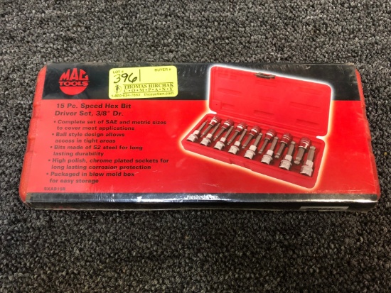 MAC 15-PC. 3/8" Drive Speed Hex Bit Driver Set