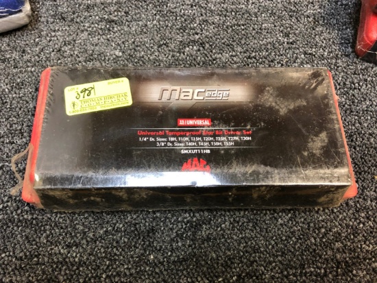 MAC 11-PC. 1/4" Universal Tamper Proof Torx Bit Set