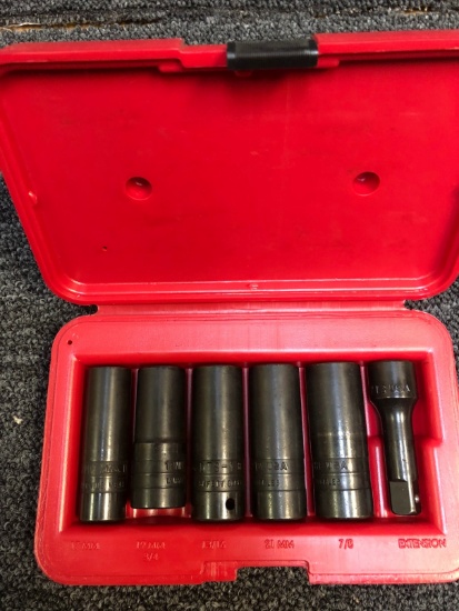 MAC 6-PC. 1/2" Deep Thin Wall Impact Socket Set