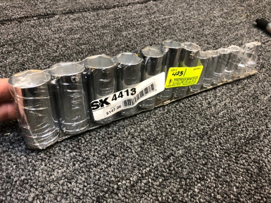 SK 13-PC. 3/8" Drive Chrome Socket Set