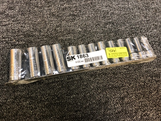 SK 13-PC. 3/8" Drive Chrome Metric Socket Set