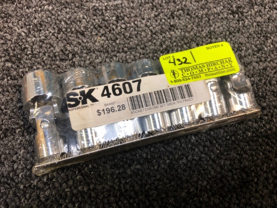 SK 7-PC. 3/8" Drive Chrome Socket Set