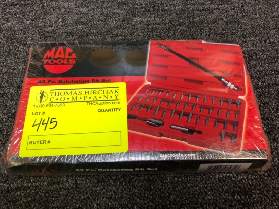 MAC 44-PC. Ratcheting Bit Set