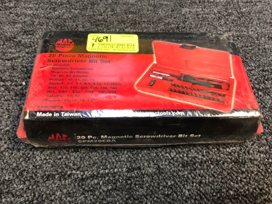MAC 29-PC. Magnetic Screwdriver Bit Set