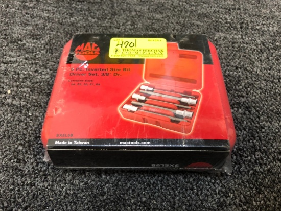 MAC 5-PC. 3/8" Drive Inverted Torx Bit Driver Set