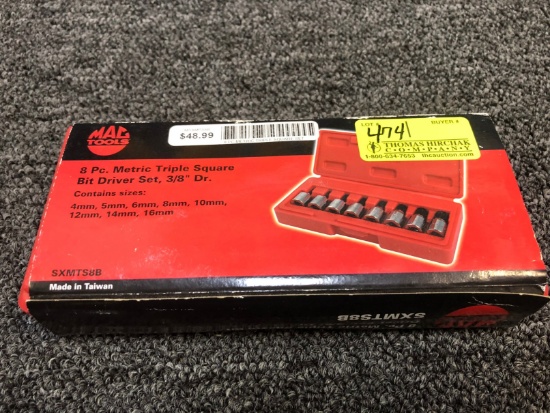 MAC 3/8" 8-PC. Metric Triple Square Bit Driver Set