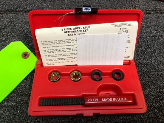MAC 5-PC. Wheel Stud Rethread Kit