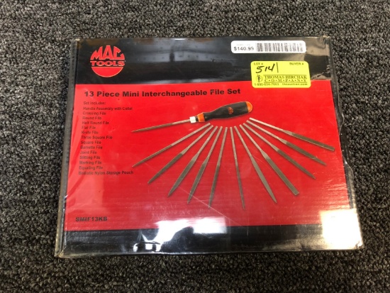MAC 13-PC. Mini Interchangeable File Set
