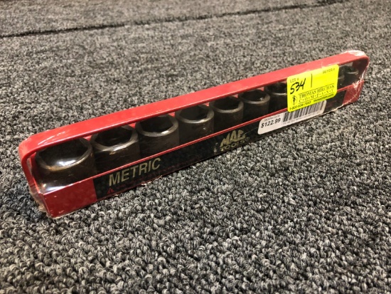 MAC 11-PC. 3/8" Drive Metric Impact Socket Set