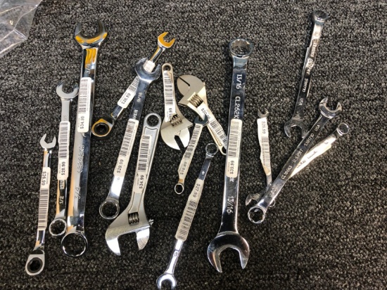 Asst. MAC & Proto Combo Wrenches & Adjustable
