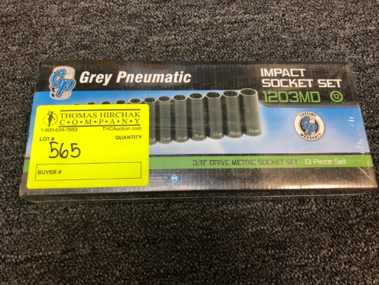 Grey 13-PC. 3/8" Drive Impact Socket Set