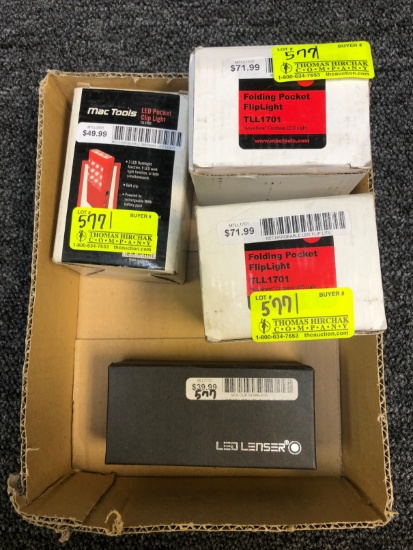 (3) MAC Pocket & Flip Lights & LED Lenser