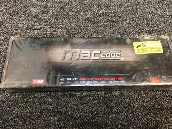 MAC 1/2" Drive 10-PC. Deep Socket Set