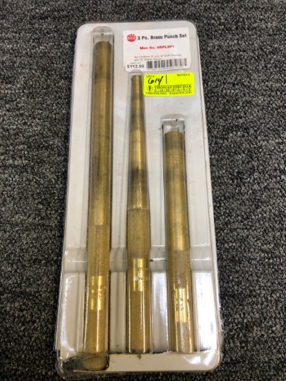MAC 3-PC. Brass Punch Set