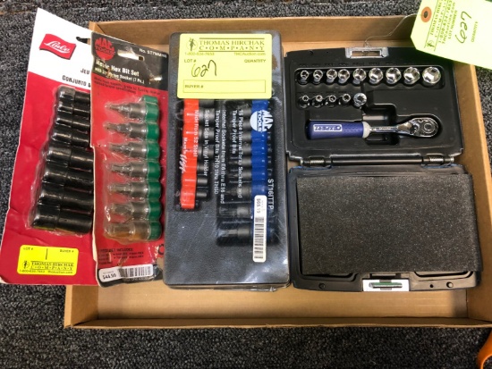 Asst. MAC Torx Sets, Expert Socket Set, Hex Bit Set