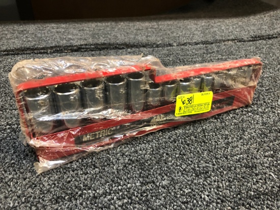 MAC 14-PC. 3/8" Drive Metric Deep Socket Set