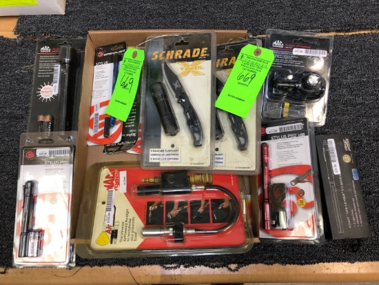 Asst. Knives, Flashlights & Headlamps