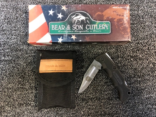 Bear & Sons 4" Cushion Grip Folding Knife