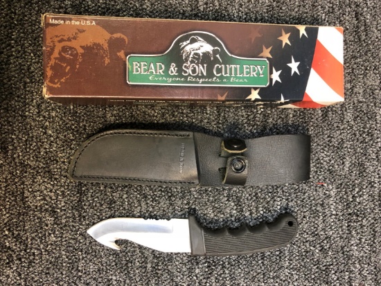 Bear & Sons 8" Guthook w/ Cushion Grip & Sheath