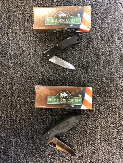 (2) Bear & Sons Knives
