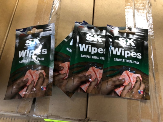 (3) Boxes: SK Moistened Wipes