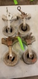 (4) Lemco 2-Way Cable Locks